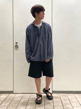 「アーミー」｜「アイテム（パンツ）」を使った、GLOSTER stylingさん（メンズ・175cm）の夏コーディネート