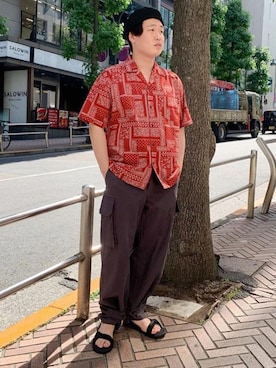 GLOSTER stylingさん（メンズ・176cm）の夏コーディネート