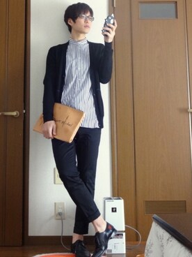 「アイテム（ピアス（片耳用））」を使った、Kenさん（メンズ・173cm・30代）の冬コーディネート