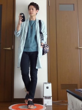 「MCW（エムシーダブリュー）のアイテム」を使った、Kenさん（メンズ・174cm）の夏コーディネート