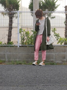 mymuさん（レディース・158cm）の春コーディネート