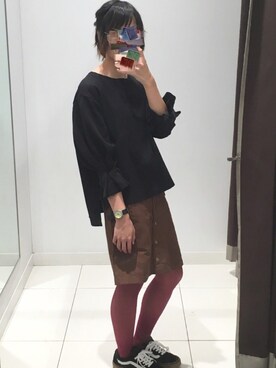 mymuさん（レディース・158cm）の秋コーディネート