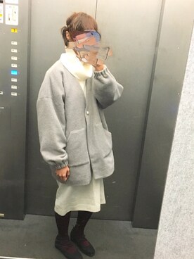 mymuさん（レディース・158cm）の冬コーディネート
