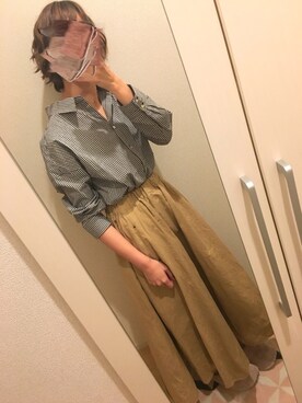 mymuさん（レディース・158cm）の春コーディネート