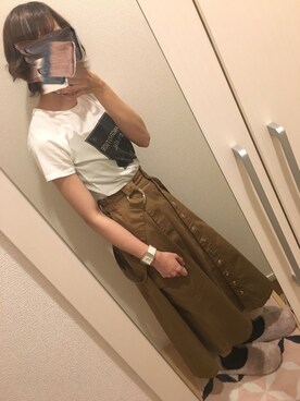 mymuさん（レディース・158cm）の春コーディネート