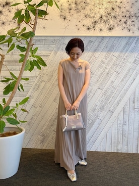 「Rougevif」｜「アイテム（バレエシューズ）」を使った、ナベさん（レディース・150cm）の春コーディネート