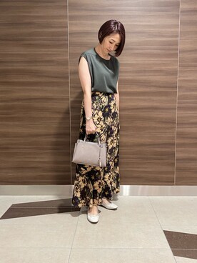 「最高パンプス」｜ナベさん（レディース・150cm）の秋コーディネート