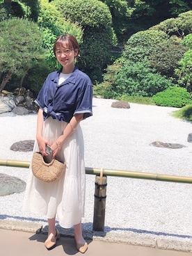 「TAI（タイ）のアイテム」を使った、うっちーさん（レディース・163cm）の春コーディネート