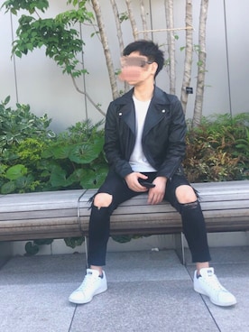 「TopIsm（トップイズム）のアイテム（ジャケット/アウター）」を使った、はるきさん（メンズ・163cm）の春コーディネート