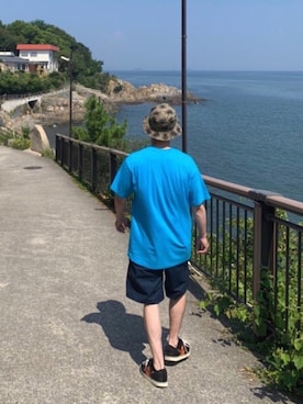 「Original.（オリジナル）のアイテム（帽子）」を使った、0x3x8xさん（メンズ・175cm）の秋コーディネート