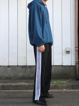 「アイテム（ローファー）」を使った、きのかずさん（メンズ・165cm・10代）の秋コーディネート
