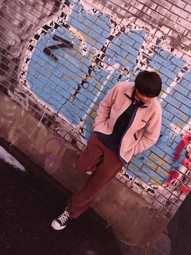 「レトロ」｜「アイテム（その他アウター）」を使った、TAIKIさん（メンズ・171cm）の春コーディネート
