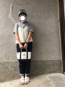 もぴこさん(レディース・160cm)の夏コーディネート