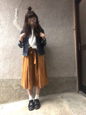 もぴこさん（レディース・160cm）の秋コーディネート