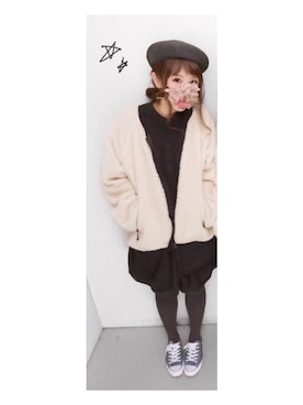 もぴこさん（レディース・160cm）の冬コーディネート