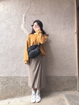 もぴこさん（レディース・160cm）の秋コーディネート