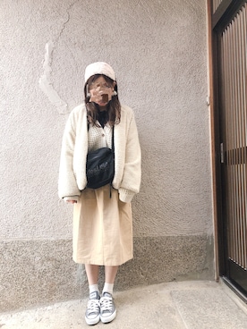 もぴこさん(レディース・160cm)の冬コーディネート