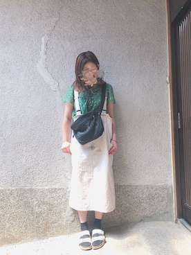 もぴこさん（レディース・160cm）の夏コーディネート