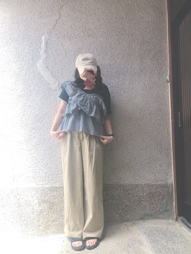 もぴこさん（レディース・160cm）の夏コーディネート