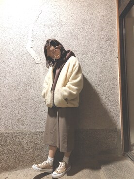 もぴこさん（レディース・160cm）の冬コーディネート