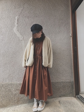 もぴこさん（レディース・160cm）の冬コーディネート