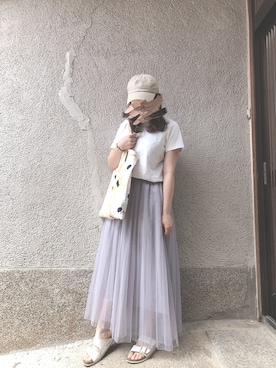 もぴこさん（レディース・160cm）の夏コーディネート
