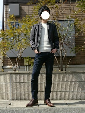 「NANO universe（ナノユニバース）のアイテム（その他シューズ）」を使った、いんてこさん（メンズ・177cm）の春コーディネート