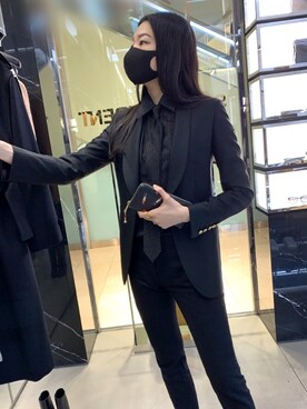 ブラックスーツ のレディース人気ファッションコーディネート Wear