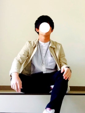 「タイトシルエット」｜「アイテム（ジャケット/アウター）」を使った、KOHさん（メンズ・168cm）の春コーディネート