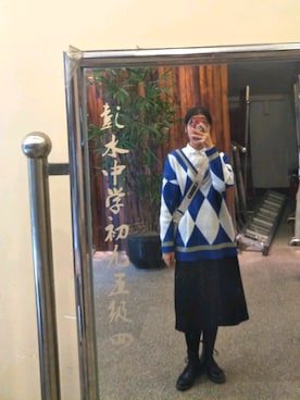 「基础款」｜「アイテム（その他トップス）」を使った、xxxzxzさん（レディース・176cm）の春コーディネート