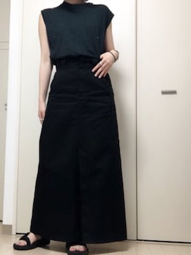 「IOSSELLIANI（イオッセリアーニ）のアイテム（リング）」を使った、yako11111さん（レディース・161cm）の夏コーディネート