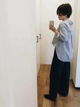 「コロナに負けない」｜「アイテム（アクセサリー）」を使った、shiovy832さん（レディース・161cm）の春コーディネート