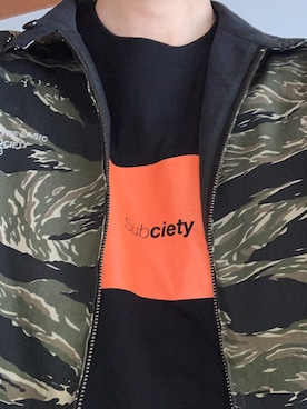 「Subciety（サブサエティ）のアイテム（ジャケット/アウター）」を使った、NnaotoOさん（メンズ・173cm）の夏コーディネート