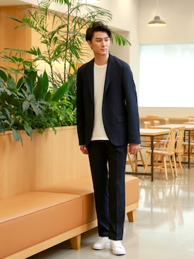 「ラブアンドピース2020」｜「アイテム（ジャケット/アウター）」を使った、Takashiさん（メンズ・188cm）の秋コーディネート