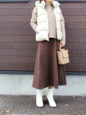 Seri*さん（レディース・160cm）の冬コーディネート