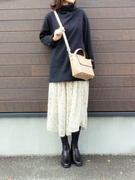 Seri*さん（レディース・160cm）の冬コーディネート