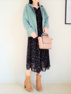 Seri*さん（レディース・160cm）の冬コーディネート