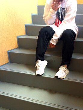 「SWAGGER（スワッガー）のアイテム（スウェット）」を使った、僕さん（メンズ・166cm）の冬コーディネート