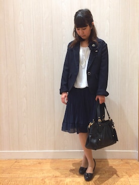 チエさん（レディース・156cm）の冬コーディネート