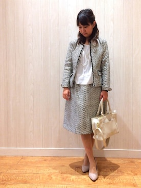 チエさん（レディース・156cm）の冬コーディネート