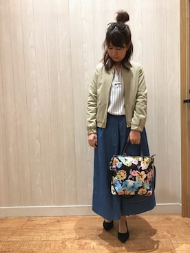 チエさん（レディース・156cm）の春コーディネート