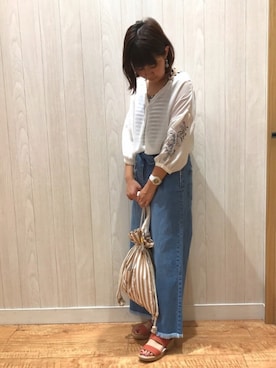 チエさん（レディース・156cm）の夏コーディネート