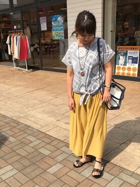 チエさん(レディース・156cm)の夏コーディネート