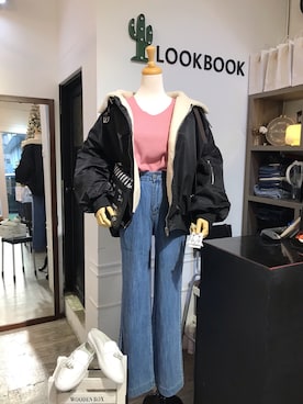「LOOKBOOK穿搭冊」｜Yuli 🌵 LOOKBOOK➸穿搭冊さん（レディース・168cm）の冬コーディネート