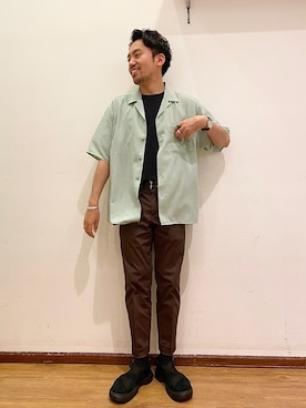 「OMEGA（オメガ）のアイテム」を使った、KENnYA_gwさん（メンズ・169cm）の夏コーディネート
