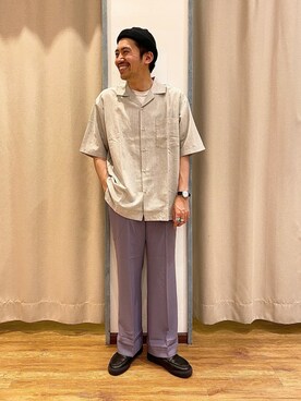 「OMEGA（オメガ）のアイテム」を使った、KENnYA_gwさん（メンズ・169cm）の夏コーディネート