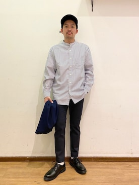 「GLOBAL WORK（グローバルワーク）のアイテム（キャップ）」を使った、KENnYA_gwさん（メンズ・169cm）の秋コーディネート