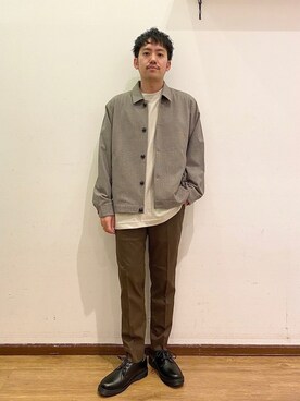 「アイテム（ブルゾン）」を使った、KENnYA_gwさん（メンズ・169cm・30代）の秋コーディネート