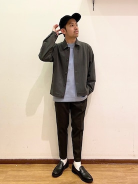 「アイテム（ブルゾン）」を使った、KENnYA_gwさん（メンズ・169cm・30代）の秋コーディネート