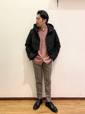 「アイテム（ブルゾン）」を使った、KENnYA_gwさん（メンズ・169cm・30代）の秋コーディネート